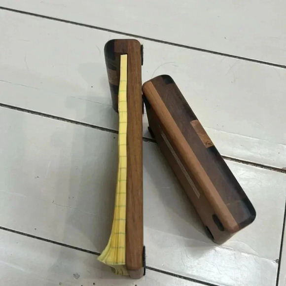 2 Handcrafted Exotic Hardwood Notepad Holder made by Wood Artist USA - Picture 5 of 11